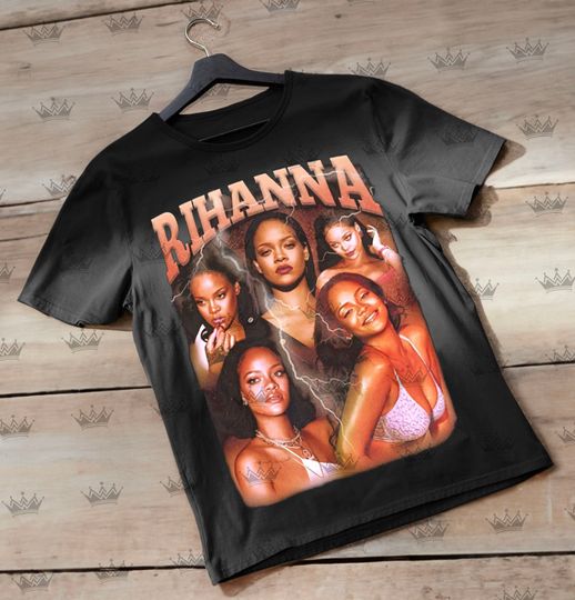 Discover Vintage Rihanna T-Shirt, Gift For Rihanna Fan Shirt