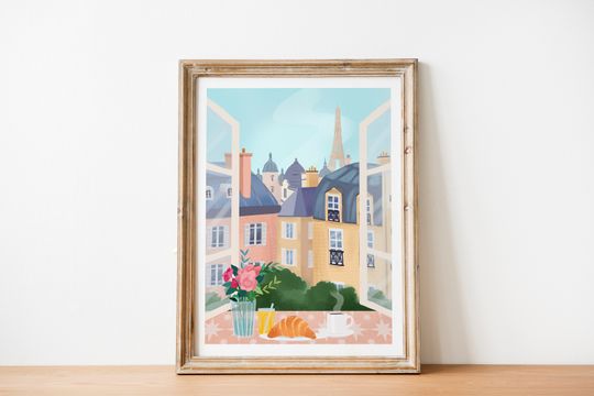 Discover Emily in Paris, Paris Wall Art Print, Paris Travel poster