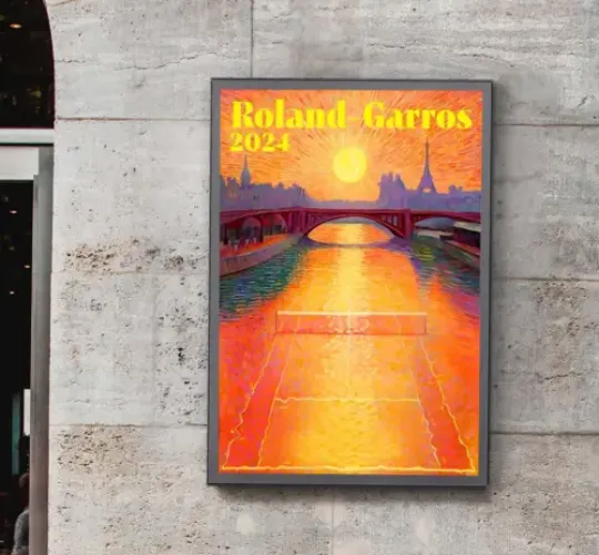 Discover The 45th Tournament Roland-Garros 2024 Poster