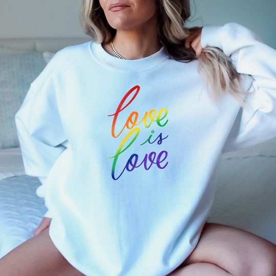 Discover Love is Love Sweatshirt, Pride Sweatshirt, Pride Month