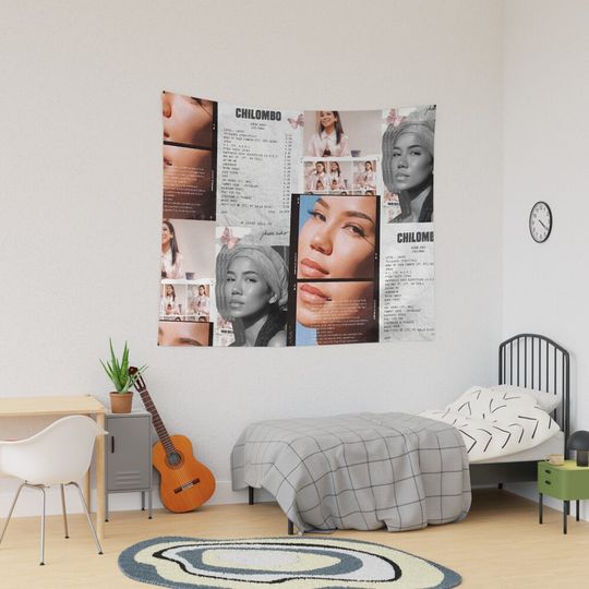 Discover Jhené Collage Tapestry