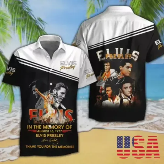 Discover Elvis Presley Thank You Hawaiian Shirt
