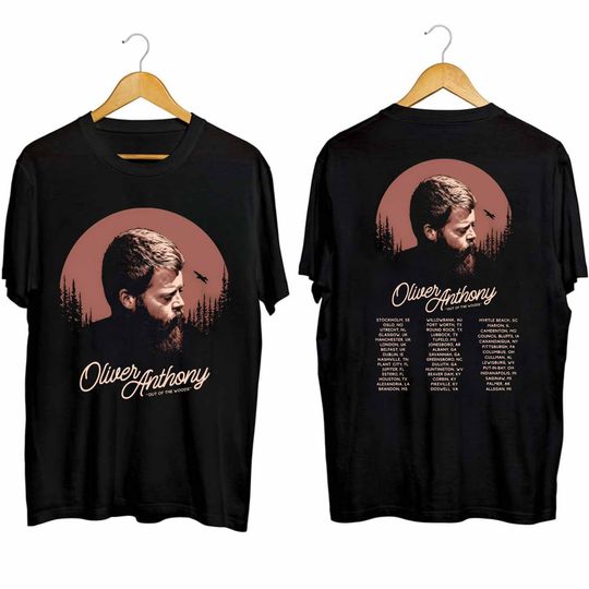Discover Oliver Anthony - Out Of The Woods 2024 TourDouble Sided Shirt