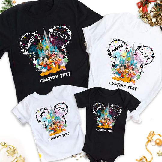 Discover Personalized Mouse Family Castle 2024 Shirt
