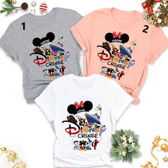Discover Personalized Couple Mouse Cruise 2024 T-Shirt, Cute Mouse Cruise Matching