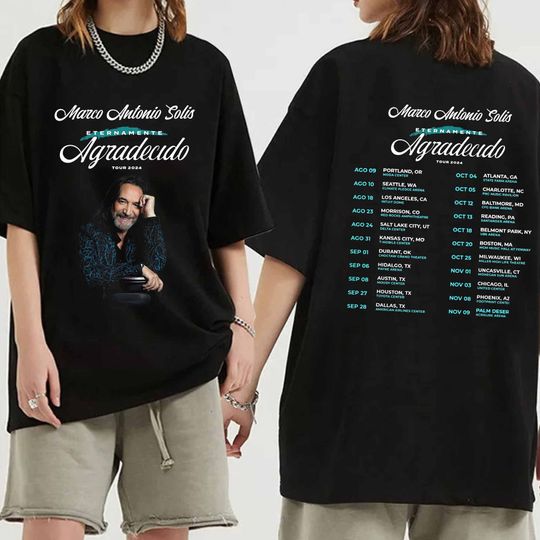 Discover Marco Antonio Sols - Eternamente Agradecido World Tour 2024 Shirt