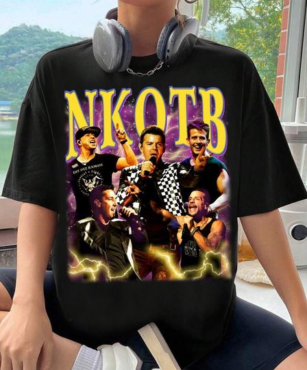 Discover Vintage NKOT Block T Shirt, NK on The Block Shirt