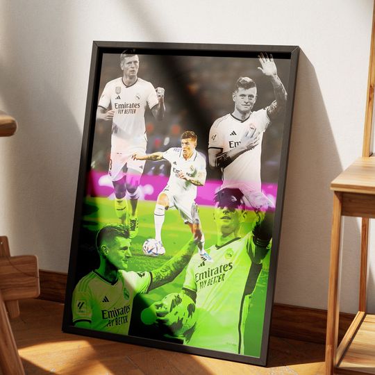 Discover Kroos Poster, Legend Toni Fan Art, Home Dorm Decor, Digital Product