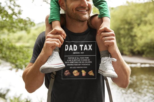 Discover Dad gift, Dad tax funny Birthday or father's day t shirt