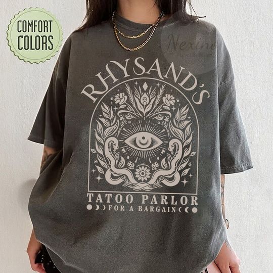 Discover Acotar Velaris Rhysand's Tattoo Parlor Shirt, Feyre And Rhysand, The Night Court Tee