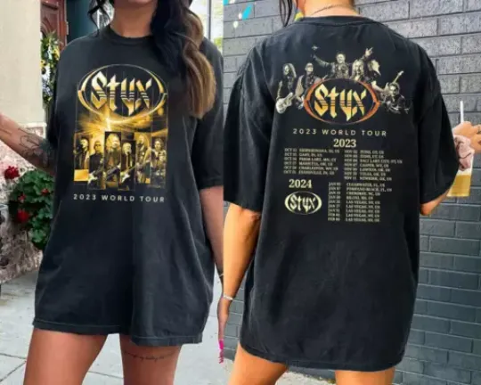 Discover Styxs Band 2023-2024 Concert T Shirt