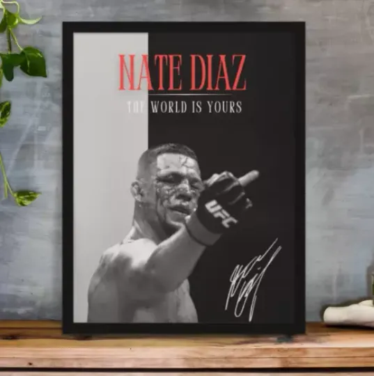 Discover Nate Diaz Poster, Fighter Poster