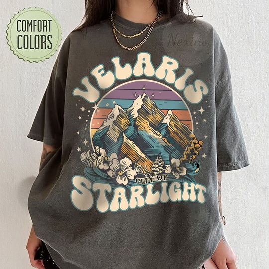 Discover Velaris City of Starlight ACOTAR Shirt , The Night Court Shirt, Bookish Gift, Court of Thorns and Roses Shirt