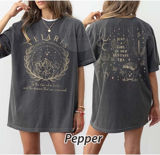 Discover Velaris City of Starlight ACOTAR Shirt, The Night Court Shirt, Bookish Gift, Court of Thorns and Roses Shirt