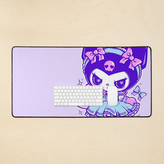 Discover Tender Bunny With Dress Desk Mat
