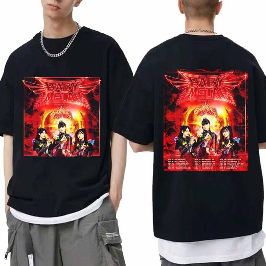 Discover Babymetal 2024 Fall Tour Shirt, Babymetal Band Fan Shirt
