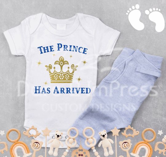 Discover New arrival. Prince arrived. Prince. Onesie