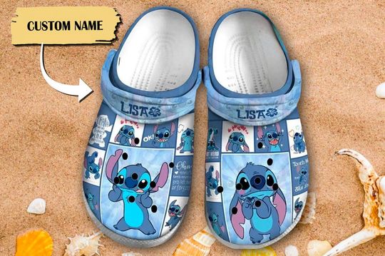 Discover Custom Name Monster Clog, Blue Dog Clogs