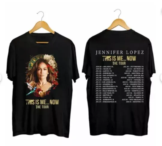 Discover Jennifer Lopez 2024 This Is Me Now Tour Shirt, Jennifer Lopez Fan Shirt