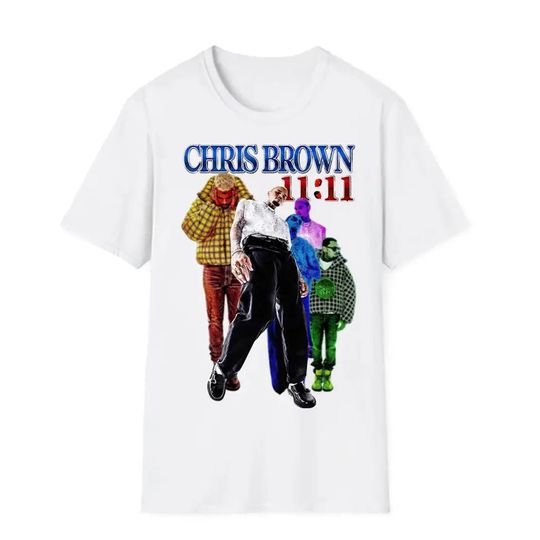 Discover Chris Brown 11:11 Tour 2024 Shirt - Breezy Concert Apparel