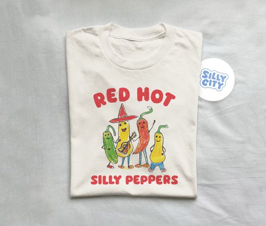 Discover silly peppers - unisex t shirt