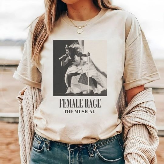 Discover Female Rage The Musical  T-shirt, Eras Concert Tee, TTPD Swiftie Fan Gift Shirt, Tortured Poets Department Tee