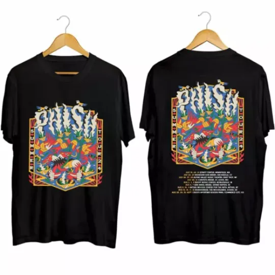 Discover Phish Summer 2024 Tour Shirt  Phish Band Fan Shirt