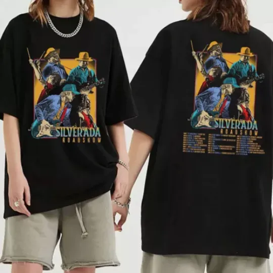 Discover Silverada Band Shirt  Roadshow 2024 Tour Shirt
