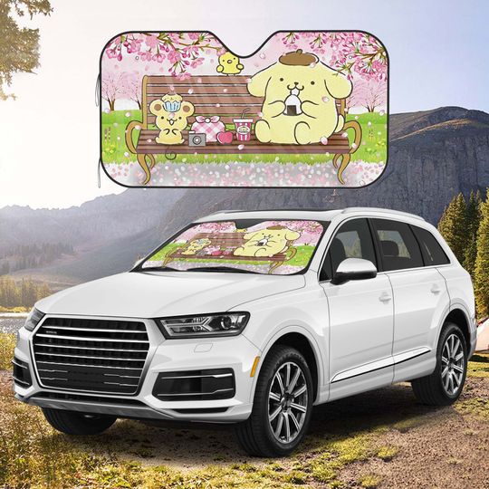 Discover POMPOMPURIN Car Sun Shade, Car Accessories Cute Gifts.
