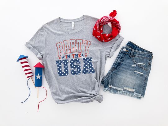 Discover Party In The USA Shirt, America Shirt, Merica Shirt, Freedom Shirt, The USA Flag Shirt