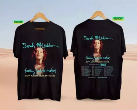 Discover Sarah McLachlan Music Tour Shirt 2024 Unisex For Fans