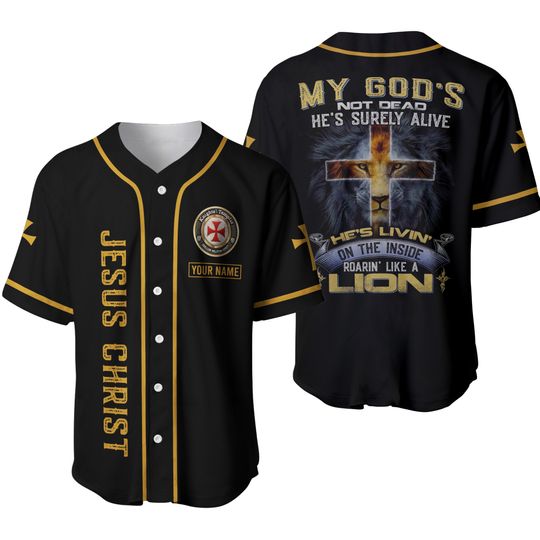Discover Personalized Jesus Christ Baseball Jersey