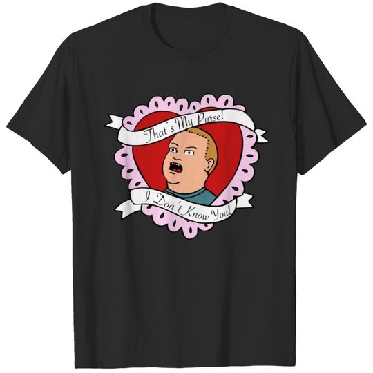 Discover That's my Purse I don't Know You King of the Hill Bobby Hill Black T-shirt