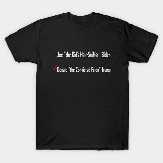 Discover I vote for the Outlaw Trump - Trump 2024 - T-Shirt