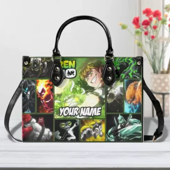 Discover Personalized Leather Handbag, Cartoon Bag