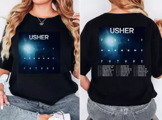Discover Limited Rapper Usher Shirt  2024 Usher Past