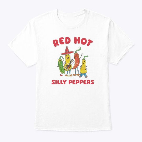 Discover Red Hot Silly Peppers T-Shirt - Ideal Gift for Pepper Fans