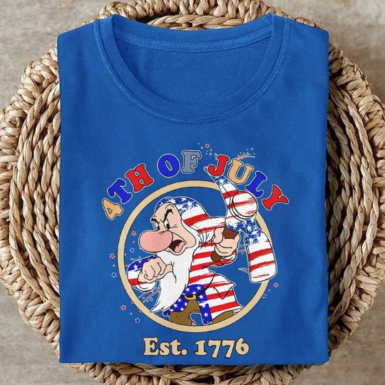 Discover Funny Dwarfs 4th Of July Est 1776 T-Shirt, American Patriotic Freedom Day Shirt