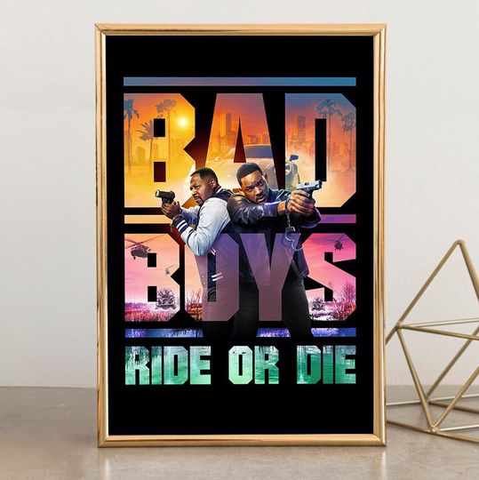 Discover Bad BoysRide or Die Movie Posters-Minimalism-Art Aesthetics-Wall Decoration Canvas Posters