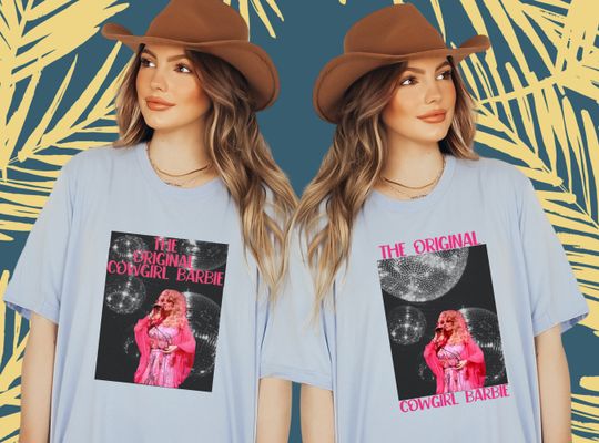 Discover Dolly Parton The Original Cowgirl  Tee, Dolly T-Shirt, Cowgirl Bachelorette, Country Concert Outfits