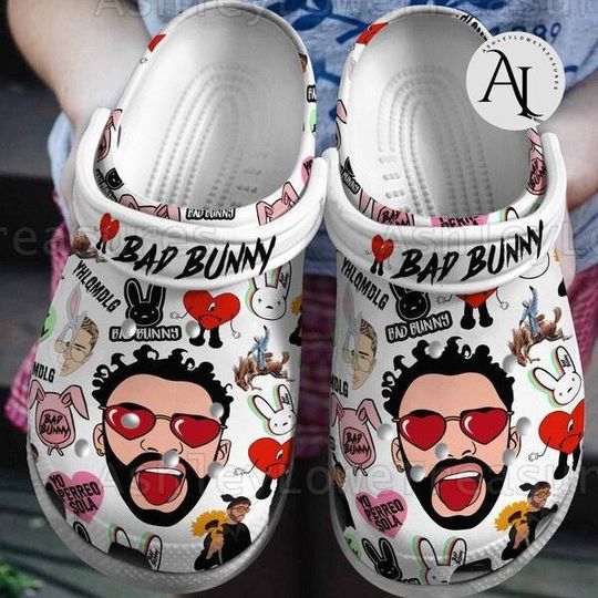 Discover Bad Bunny Tour 2024 Clogs