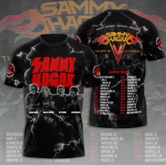 Discover Sammy Hagar 3D Shirt, Music Lover Shirt