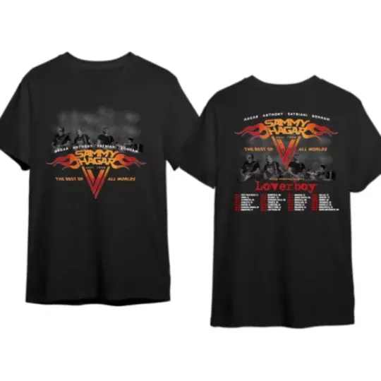 Discover Sammy Hagar The Best of All Worlds 2024 Tour Shirt