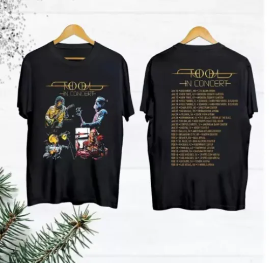 Discover Tool Tour 2024 T-Shirt Black Unisex For fan shirt
