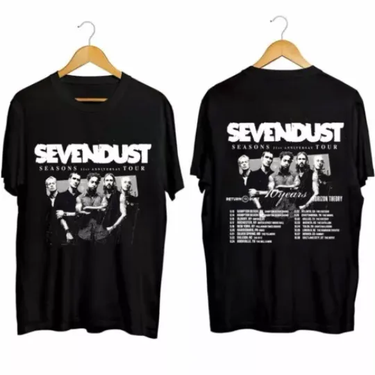 Discover Sevendust - Season 21st Anniversary Tour 2024 Shirt