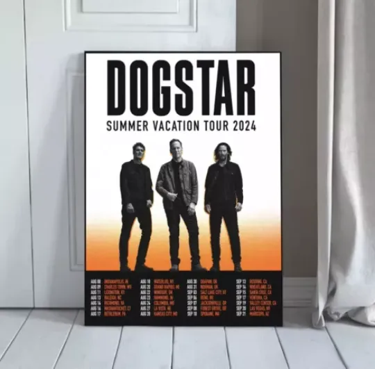 Discover Dogstar Summer Vaction US Tour 2024 Poster