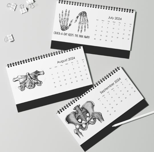 Discover Funny Chiropractor Calendar, 2024 Desk Calendar