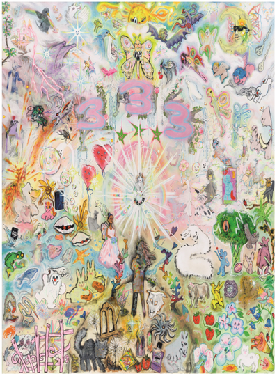 Discover 333 Bladee Album Cover Premium Matte Vertical Poster