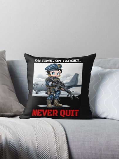 Discover Betty Boop - Navy Seal Pillow Home Sofa Bed Office Decor Gift