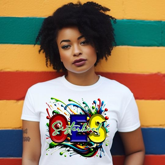 Discover Order of Eastern Star Sisterhood Splash Shirt, Black and Proud Shirt